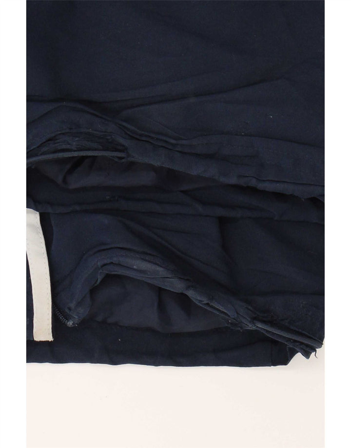 Pantaloni da tuta Adidas Climalite da uomo medi in poliestere blu navy