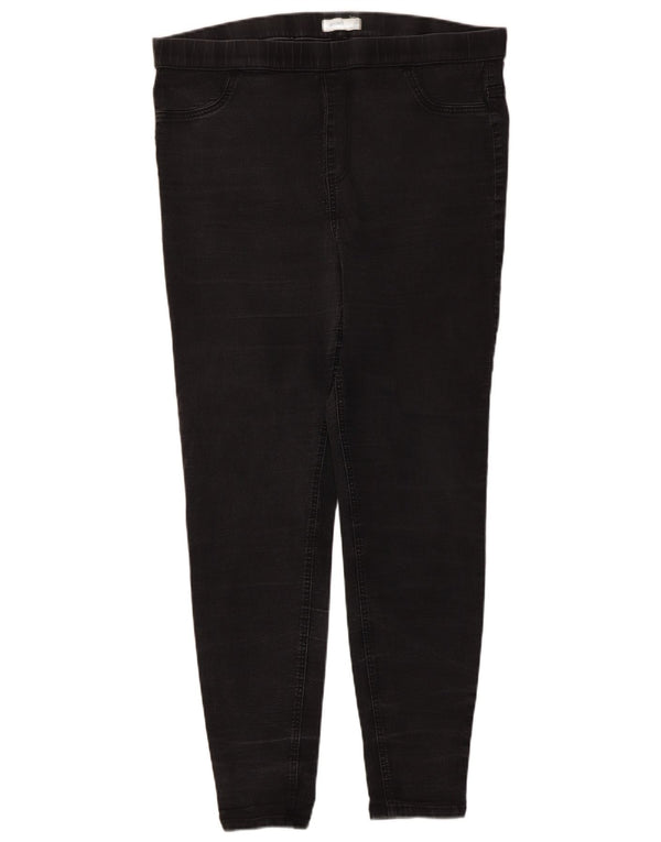 Jeans Jeggings da donna Marks & Spencer UK 18 XL W38 L28 Cotone nero