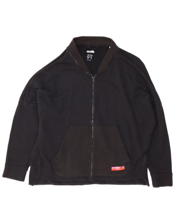 Giacca superiore della tuta da donna Stella McCartney ADIDAS UK 12/14 Medio Nero