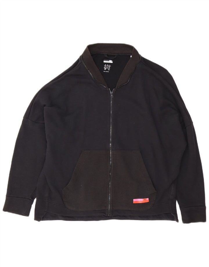 Giacca superiore della tuta da donna Stella McCartney ADIDAS UK 12/14 Medio Nero