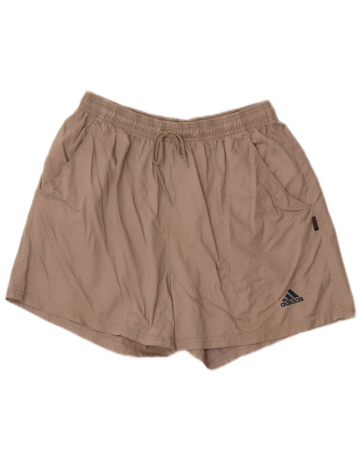 Pantaloncini sportivi da uomo Adidas XL in cotone grigio