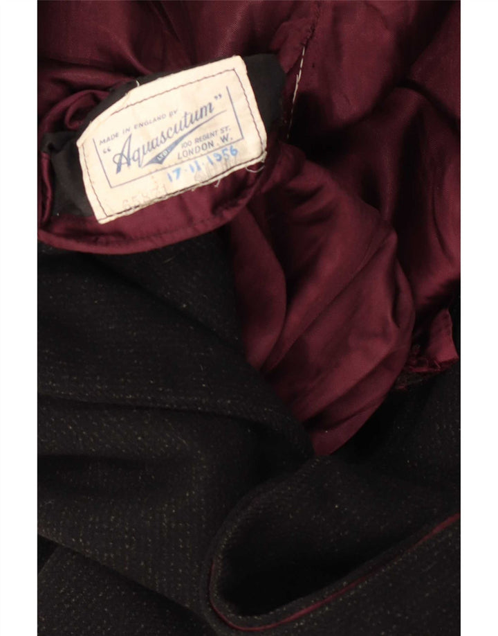 Aquascutum Cappotto da uomo UK 40 Large Nero
