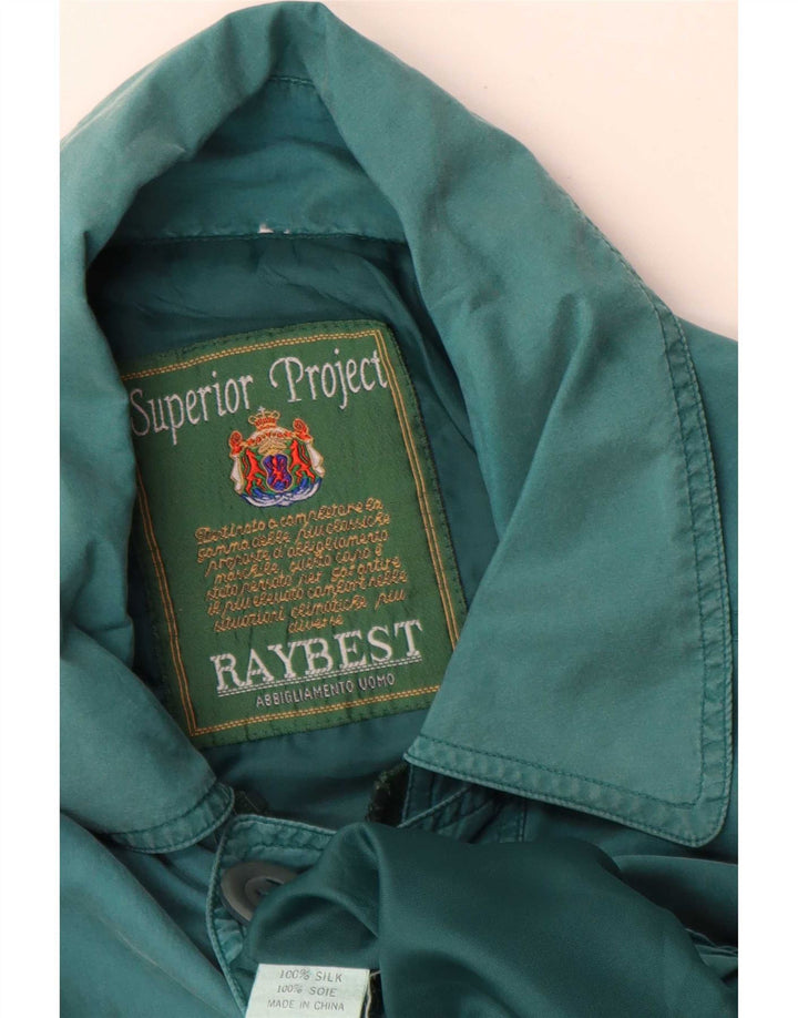 Giubbotto bomber da uomo Raybest UK 40 grande seta blu