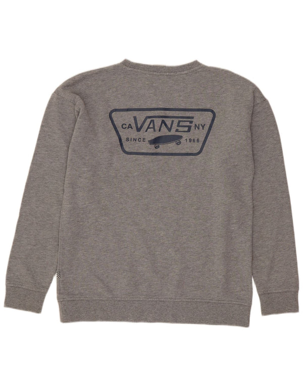 Felpa grafica da uomo VANS Maglione XS Grigio