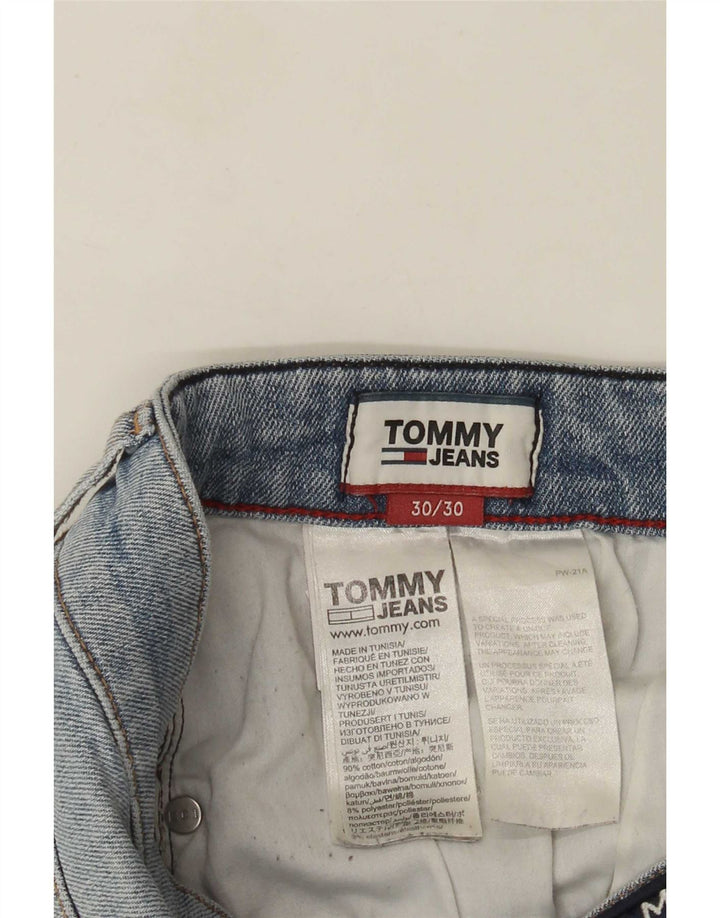 Jeans slim da uomo Tommy Hilfiger W30 L30 cotone blu