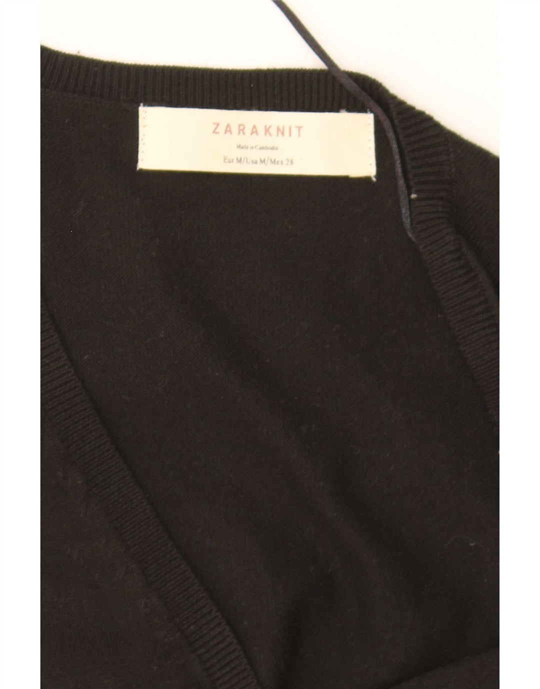 Maglione cardigan da donna Zara UK 12 medio nero