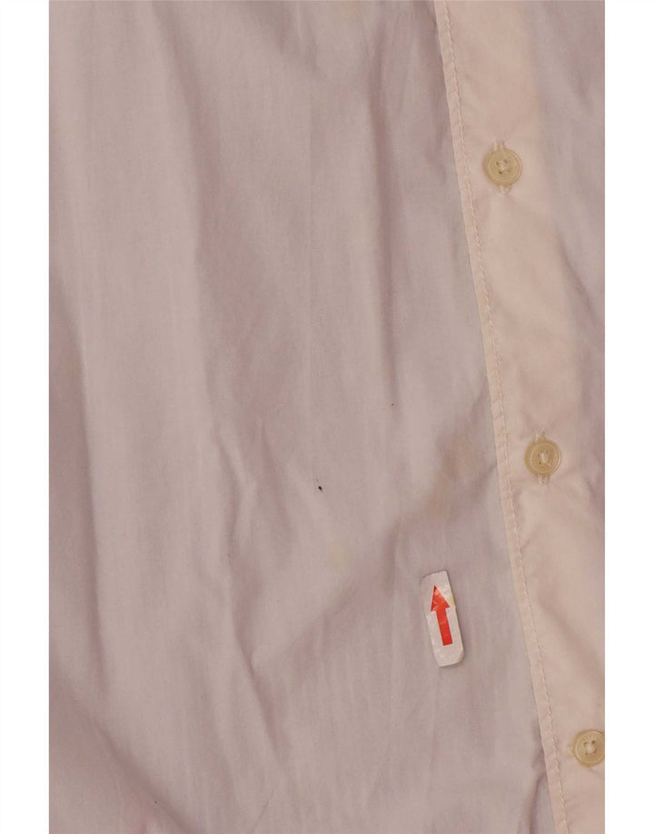 Camicia da uomo French Connection in cotone color block bianco medio
