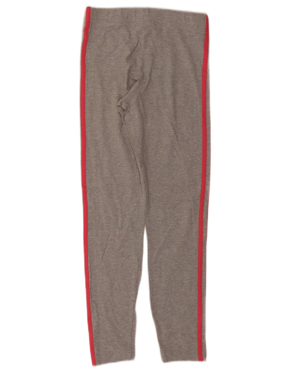 Adidas Girls Leggings 12-13 Years Grey Cotton