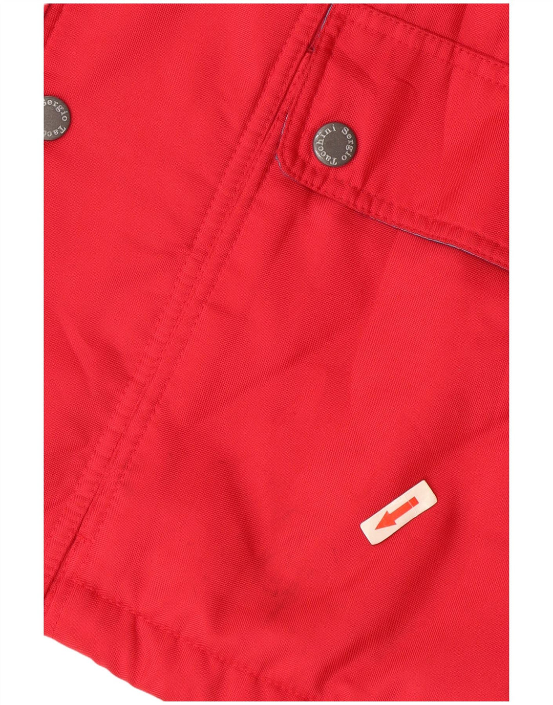 Giacca da sci da uomo Sergio Tacchini in poliestere color block rosso medio