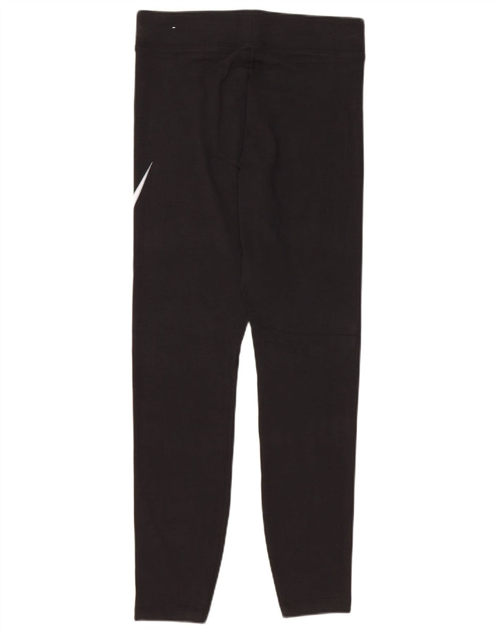 Leggings grafici da donna NIKE UK 12 cotone nero medio