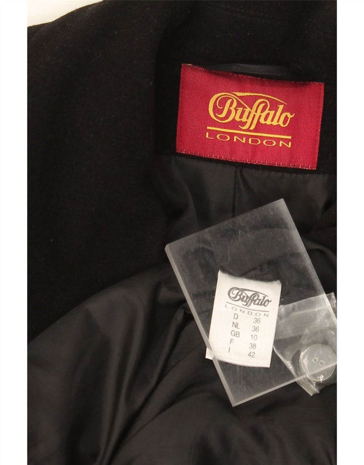 Soprabito con cintura da donna Buffalo UK 10 piccolo poliestere nero