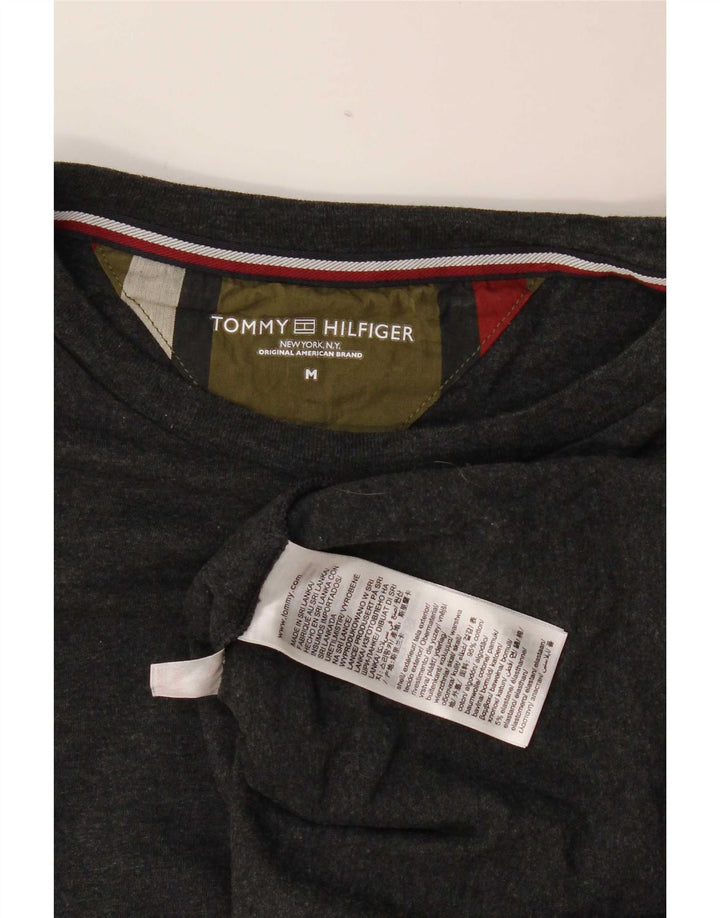 Tommy Hilfiger Uomo Top Manica Lunga Cotone Grigio Medio