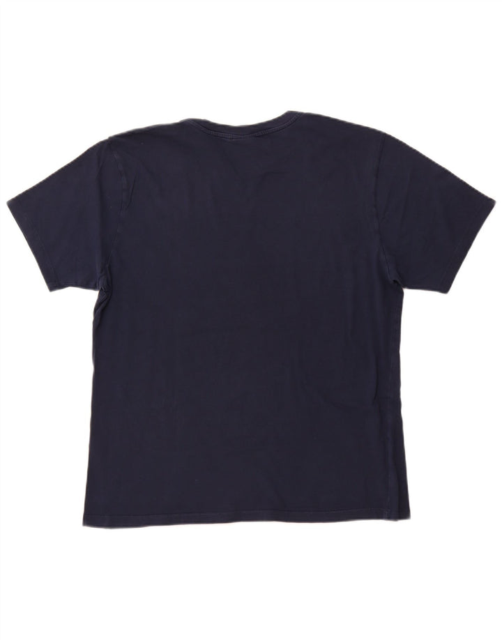 NORTH SAILS T-shirt grafica da uomo Top in cotone blu navy medio