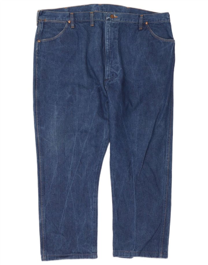 Jeans dritti tagliati da uomo Wrangler W44 L26 Blu