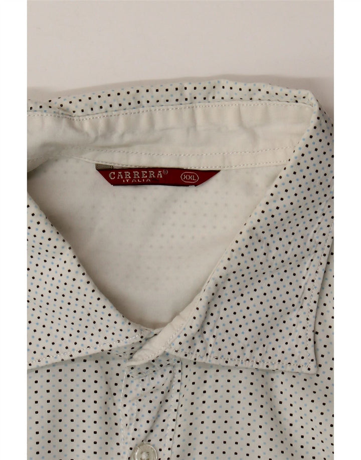 Camicia Uomo CARRERA 2XL Bianca Maculata