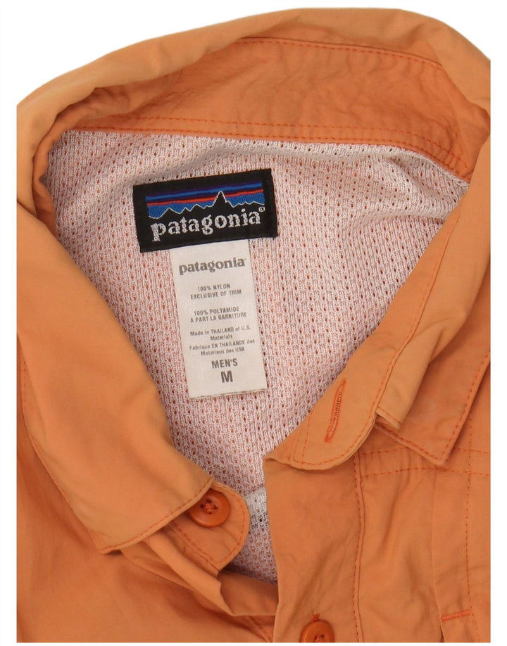 Camicia da uomo Patagonia in nylon arancione medio