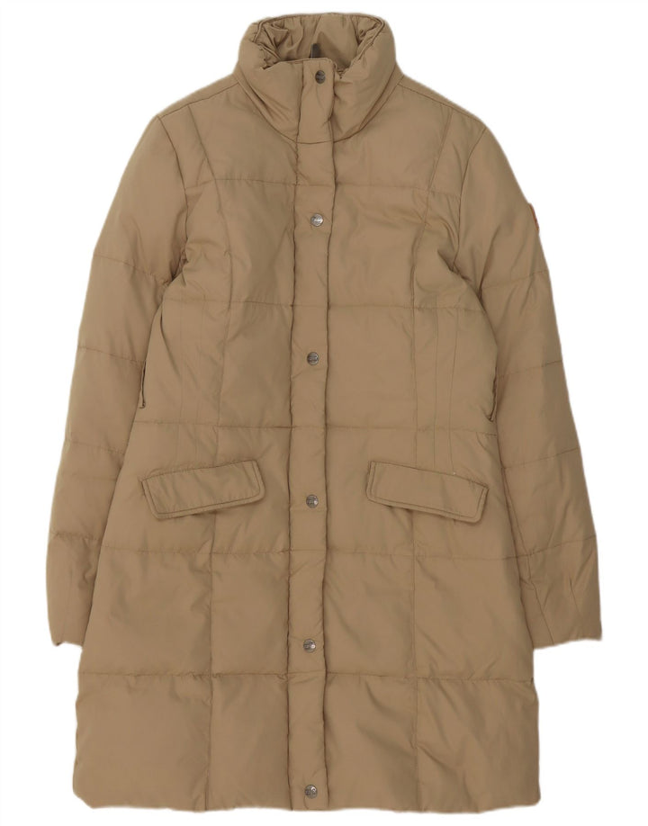 Cappotto imbottito da donna Puffa UK 14 Poliestere beige medio