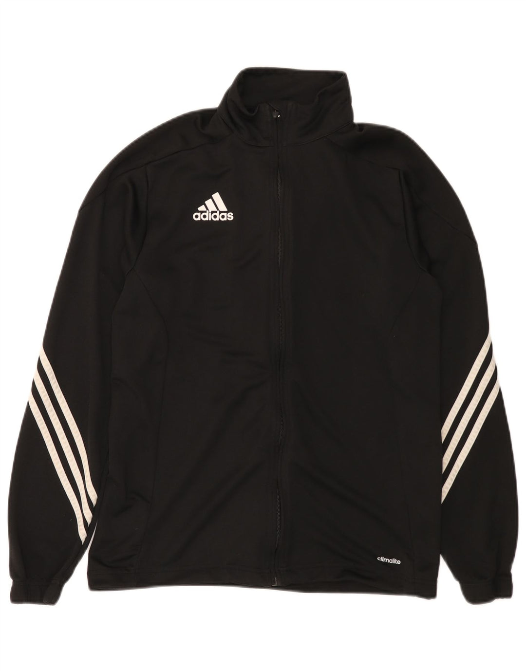 Giacca da allenamento Adidas Climalite da uomo, media, in poliestere nero