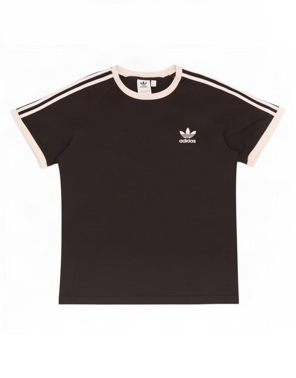 T-shirt Adidas da uomo Top Large in cotone nero