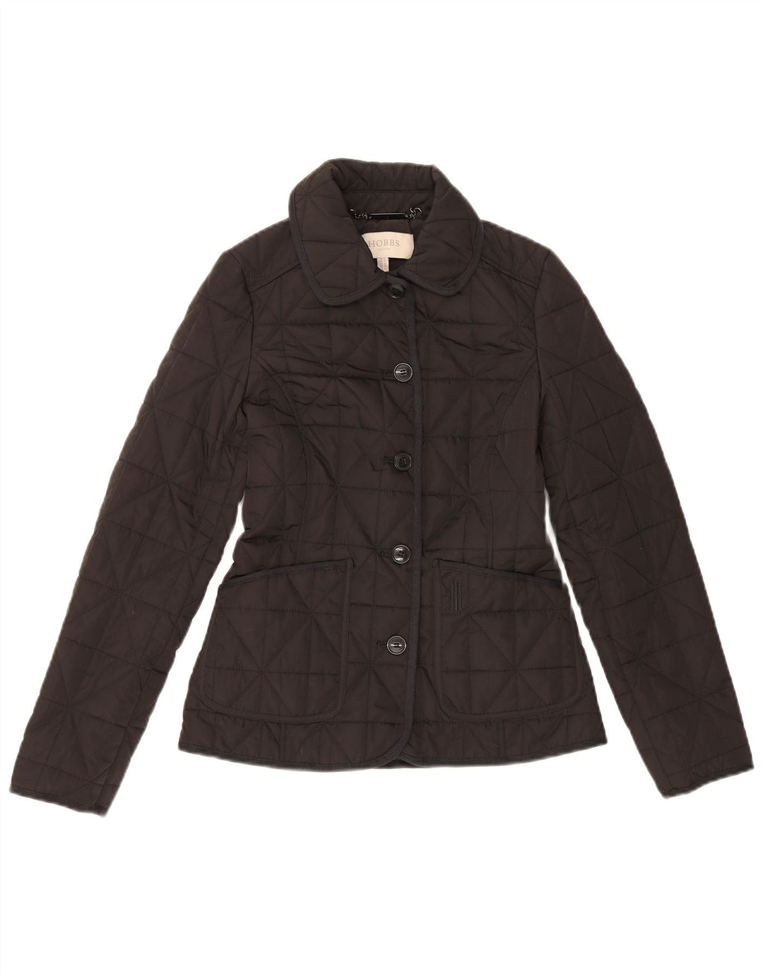 Giacca trapuntata da donna Hobbs UK 6 XS nera poliestere classica