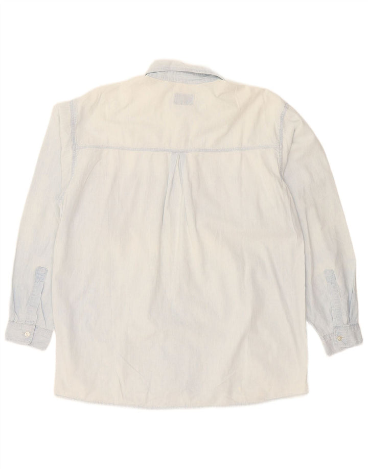 Camicia CLARK da uomo grande blu