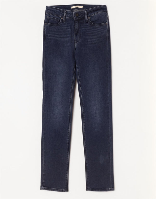 Jeans Levi's 712 Slim da donna W26 L30 in cotone blu navy