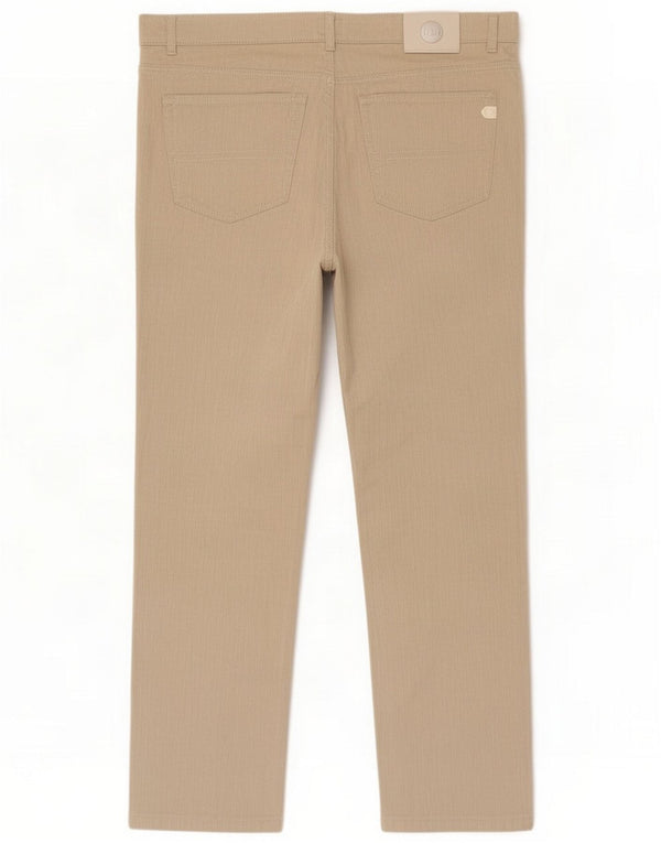 Pantaloni casual dritti da uomo Trussardi W42 L31 Cotone beige