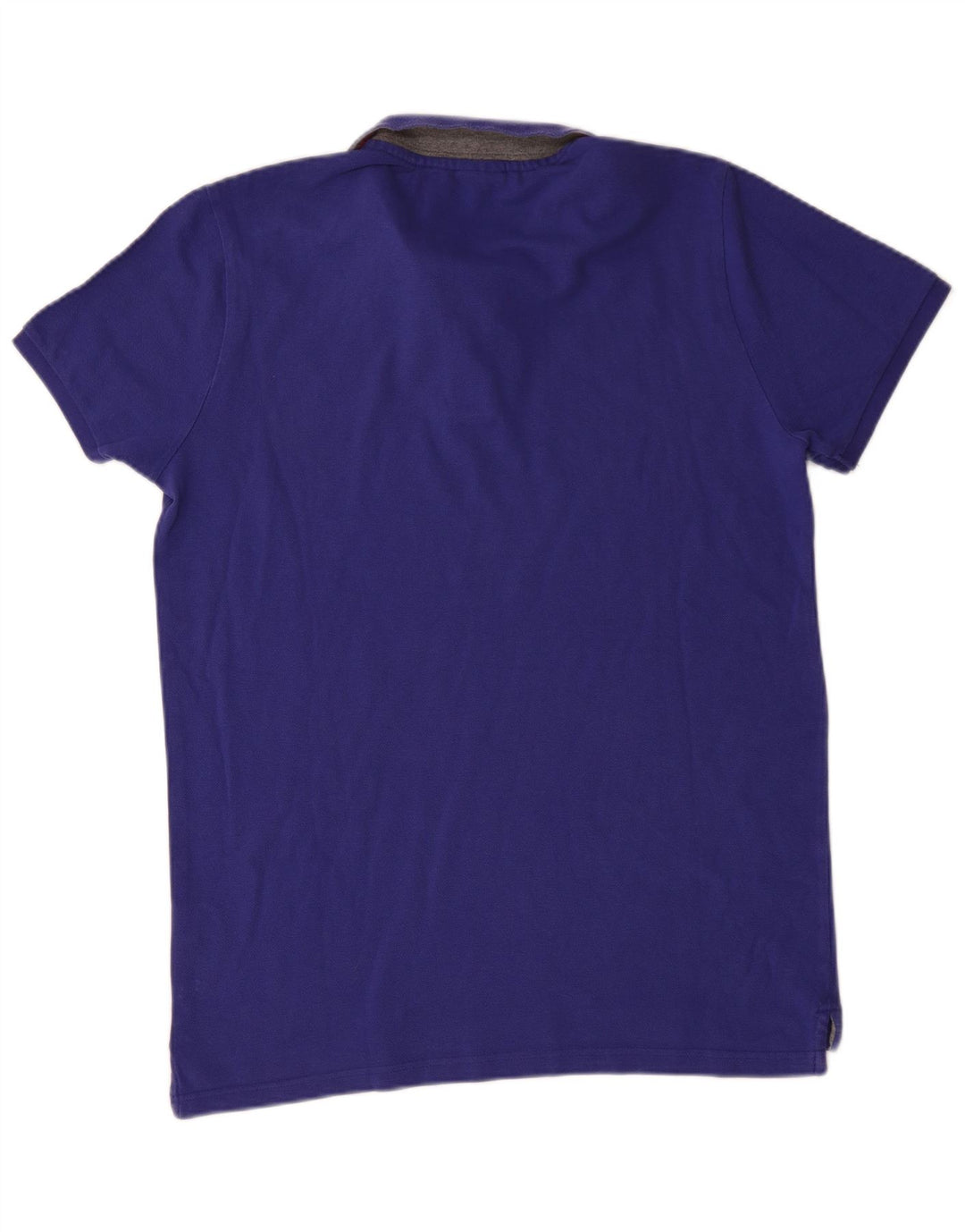 Polo Puma da uomo grande in cotone blu