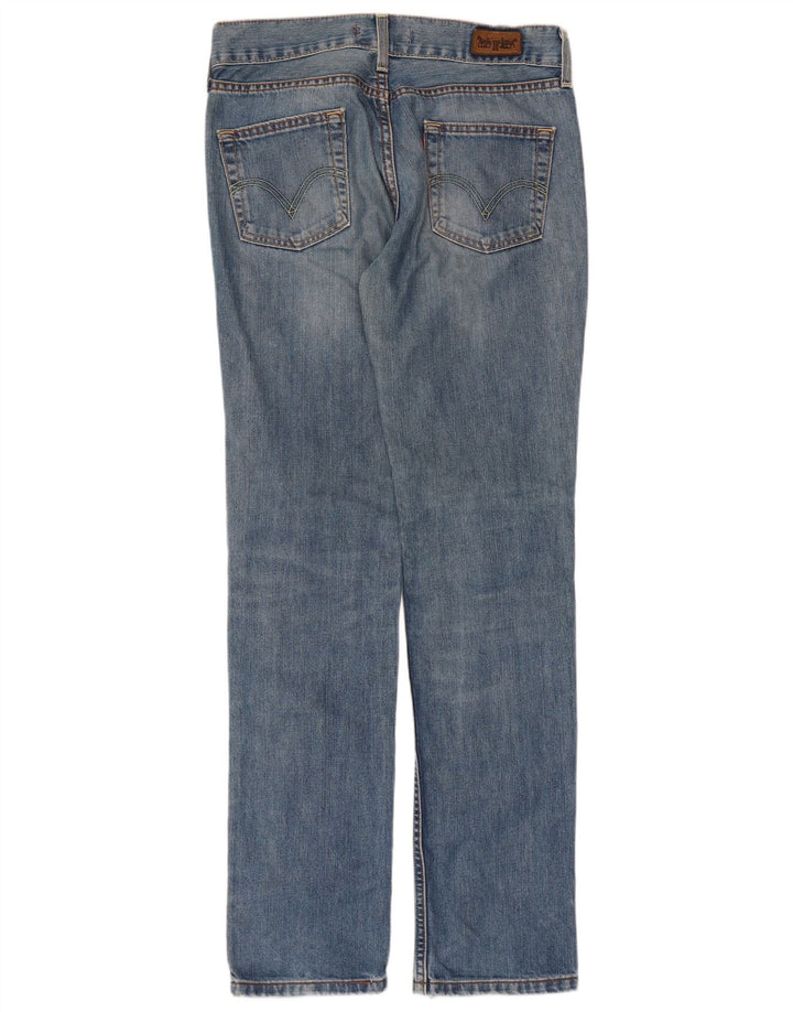 Jeans dritti da donna Levi's W31 L34 cotone blu