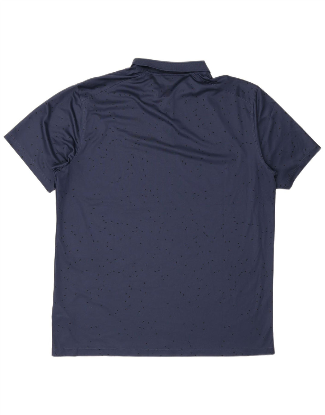 Polo Nike da uomo Dri Fit vestibilità standard misura grande in poliestere blu navy