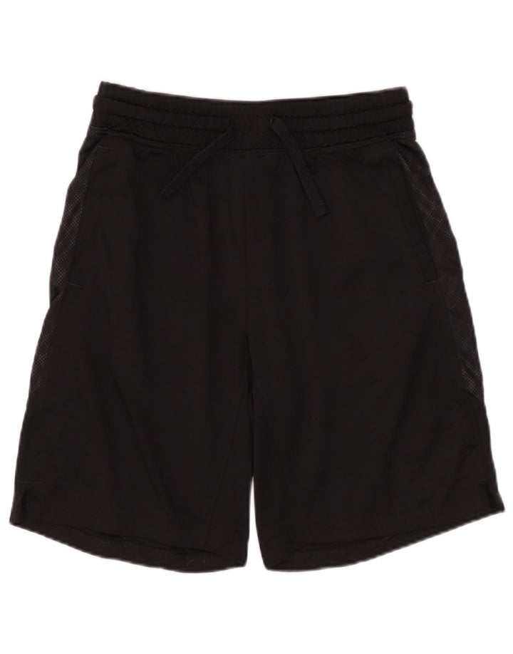 Pantaloncini sportivi da bambino RUSSELL ATHLETIC 10-11 anni, grandi, in poliestere nero