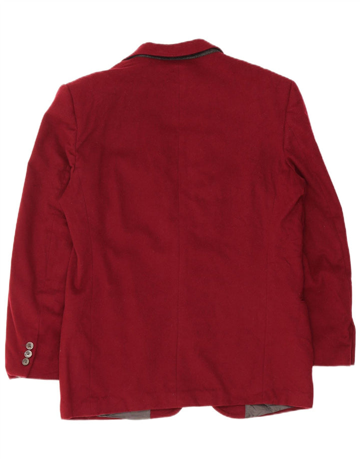 Giacca blazer da uomo a 2 bottoni Lebole IT 48 lana bordeaux media