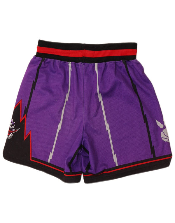 Pantaloncini Champion Mitchell&Ness NBA Los Toronto Raptors da uomo piccoli viola