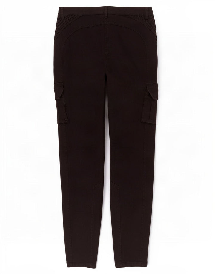 Pantaloni cargo slim da donna Zara EU 40 medi W30 L30 cotone nero