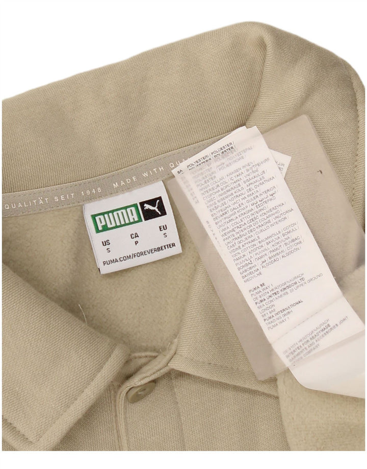 Felpa Puma da uomo con collo alto, maglione piccolo, cotone verde