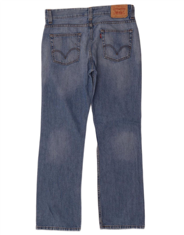 LEVI'S Mens 505 Straight Jeans W33 L32 Blue Cotton