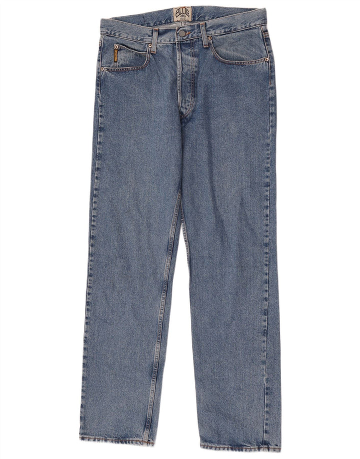 Jeans dritti da uomo Armani W36 L34 cotone blu