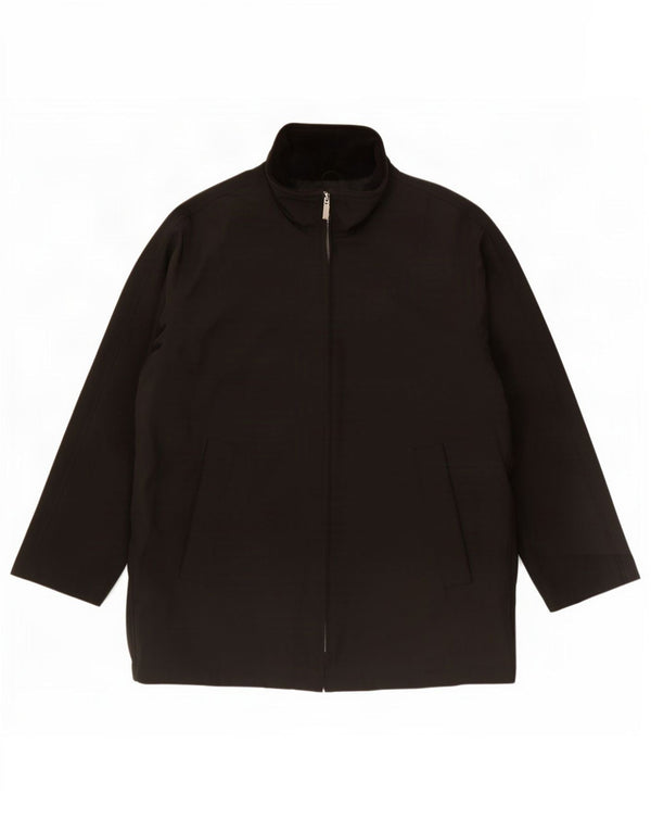 Milestone Mens Windbreaker Jacket EU 54 2XL Black Polyester