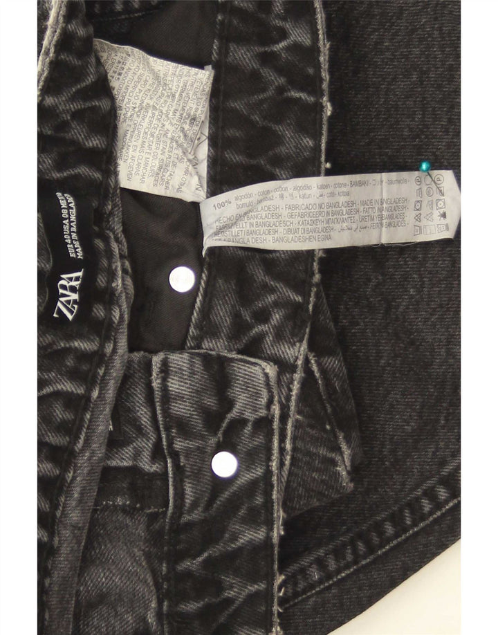 Jeans affusolati da donna Zara EU 40 medio W30 L27 cotone nero