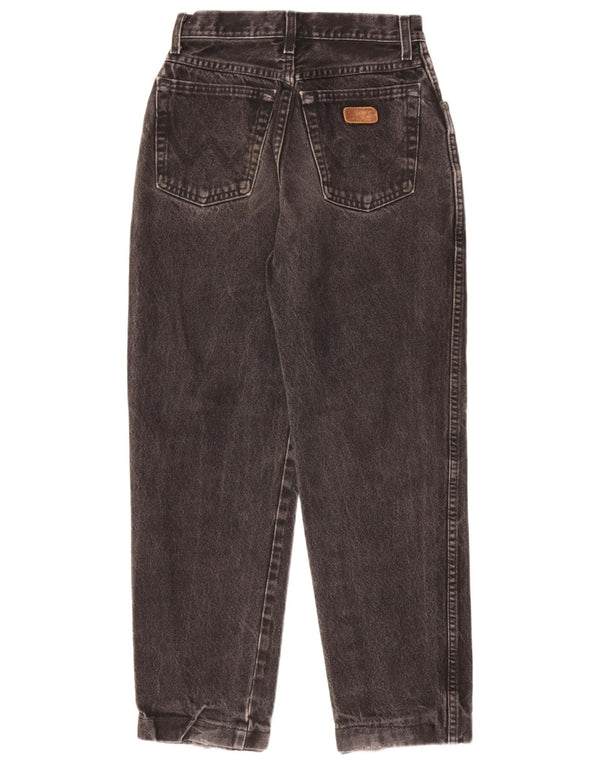 Jeans affusolati a vita alta da donna Wrangler US 10 Large W30 L27 Cotone grigio