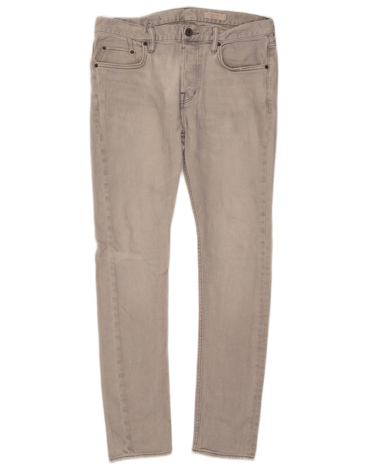 Jeans skinny a sigaretta da uomo All Saints W35 L31 Grigi