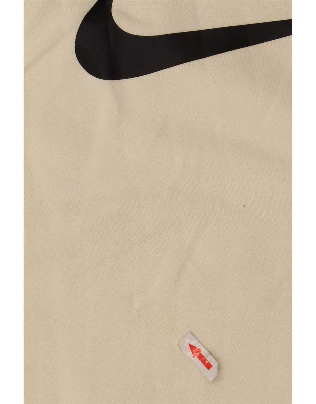 Felpa grafica da uomo Nike Felpa media in cotone color block bianco sporco
