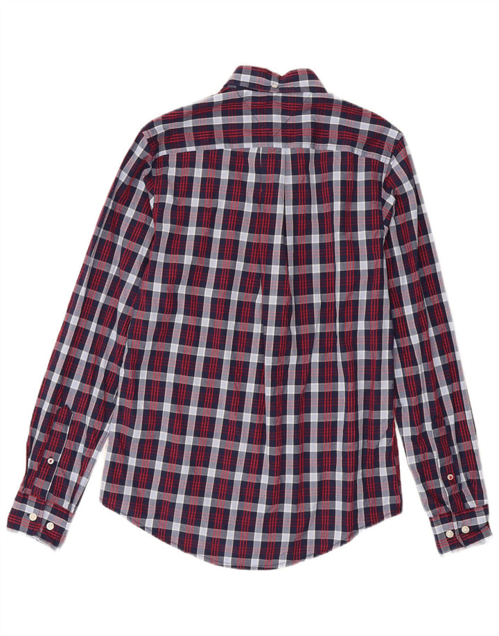 Camicia da uomo Tommy Hilfiger XS blu navy a quadri