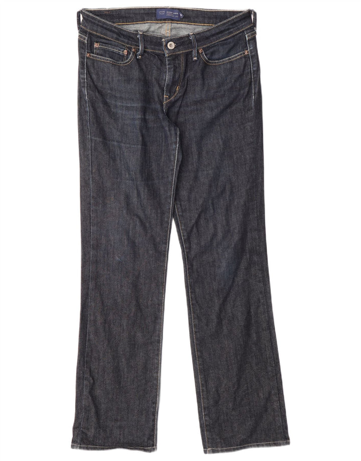 Jeans Levi's da donna con vestibilità classica leggermente curva W28 L30 blu navy