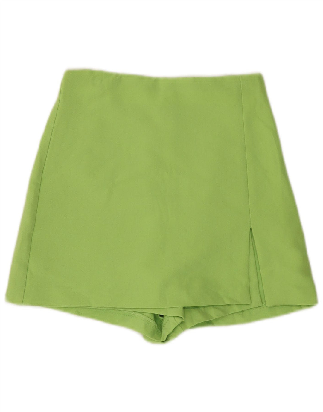 Gonna corta da donna Zara UK 4 XS verde poliestere