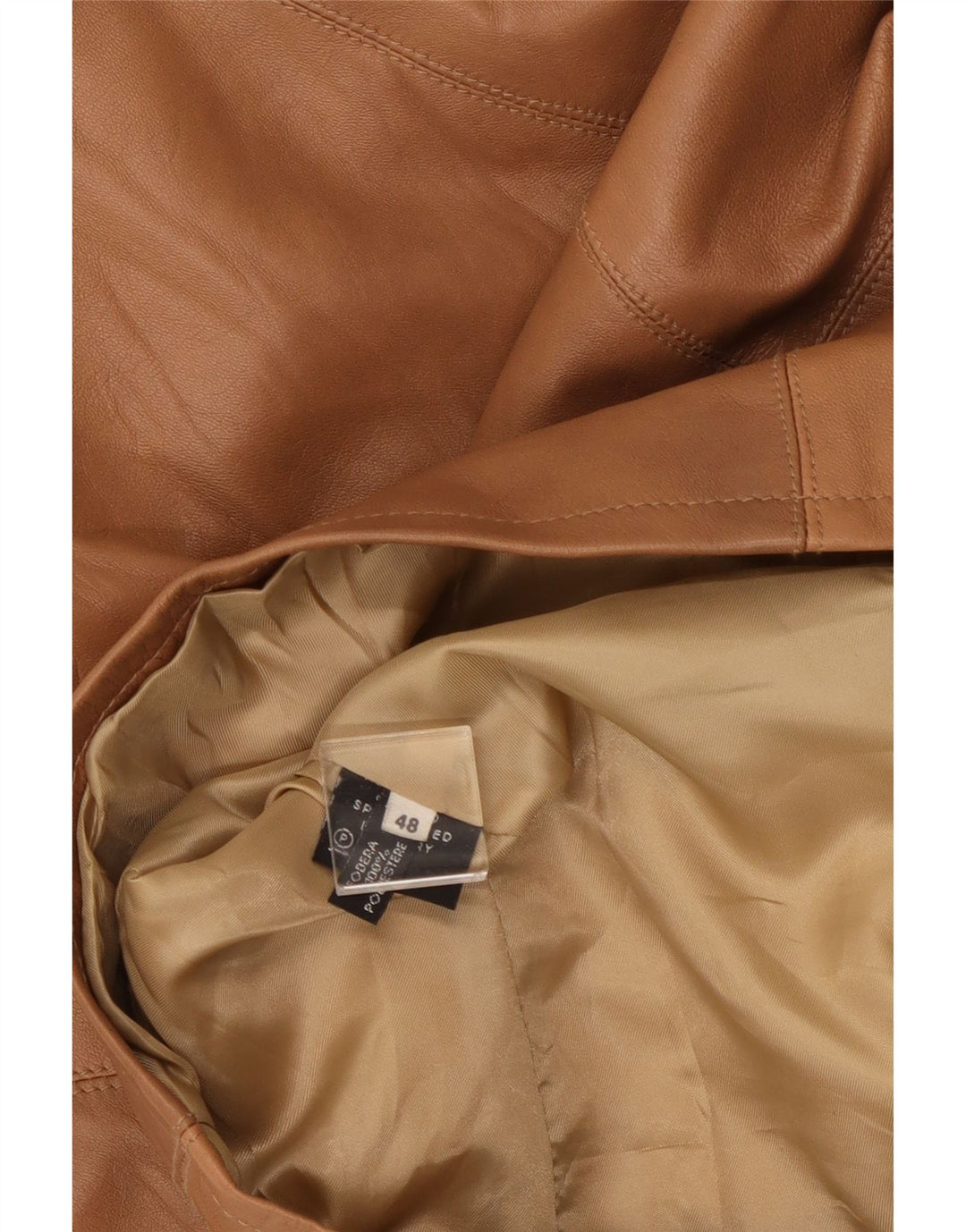Giacca in Pelle Donna VINTAGE IT 48 XL Pelle Marrone