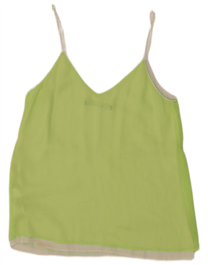 Canotta da donna Zara UK 10 piccola verde poliestere