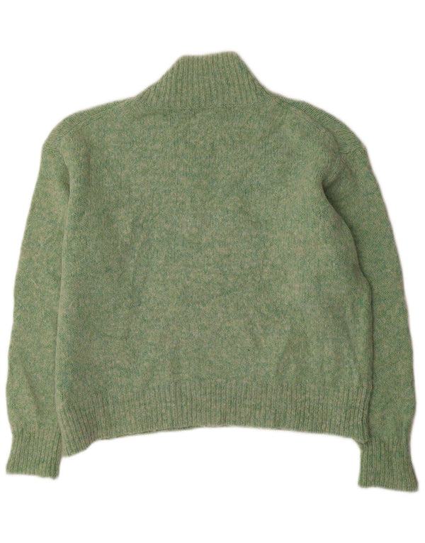 Maglione da donna a collo alto Whistles UK 14 verde medio screziato