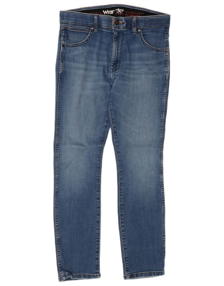 Jeans Wrangler Larston Slim da uomo W30 L30 in cotone blu