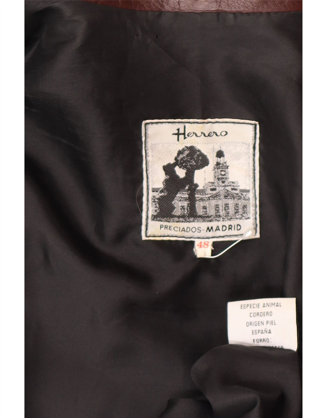 Giacca in pelle da donna Herrero IT 48 XL Pelle marrone
